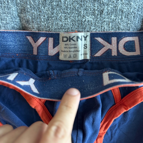 DKNY Blue and Orange Briefs - Picture 3 of 3